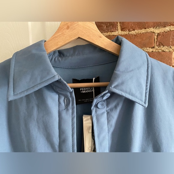 Mango Oversized Overshirt with Pockets Jacket- New with Tags - Picture 4 of 15